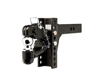 Blue Ox BXH13162 Adj. Ball Mount, 2” Rcvr, 6” Drop/Rise, 2-5/16" Ball/Pintle, 13K