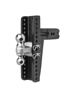 Blue Ox BXH14101 Adj. Ball Mount, 2” Rcvr, 10-1/8” Drop/Rise, 2" & 2-5/16" Ball, 14K