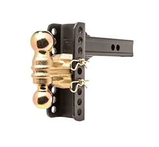 Blue Ox BXH14161 Adj. Ball Mount, 2" Rcvr, 6" Drop/Rise, 2" & 2-5/16" Ball, 14K
