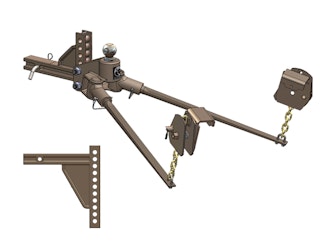 Blue Ox BXW0756 Hitch, Swaypro, 750 Lb, 11 Hole Receiver Hitch
