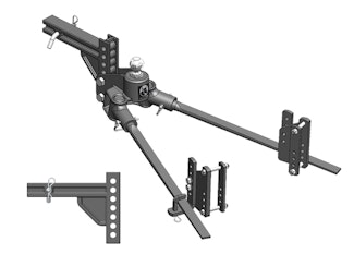 Blue Ox BXW1350 Hitch, Track Pro, 1,300 Lb