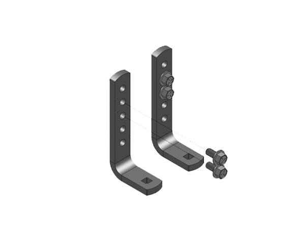 Blue Ox BXW4072 Kit, L Brkts Track Pro/2-Point