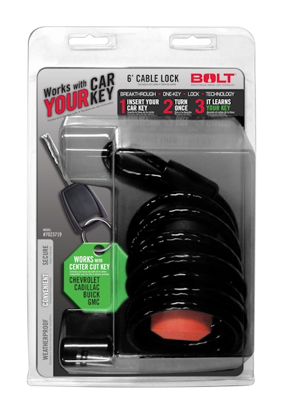 BOLT 7023719 6' Cable Lock GM Center Cut