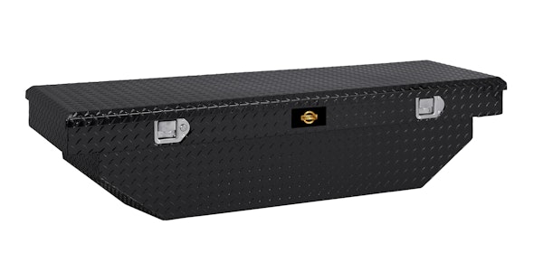 Brandit® APSTB63AB 63" Single Lid Crossover Toolbox, Angled Black