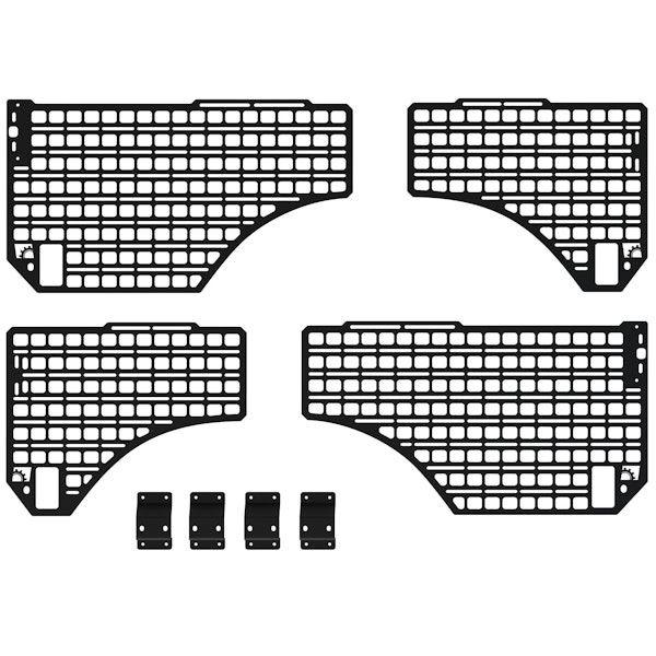 BuiltRight Industries 102076 Bedside Rack System - Full 4pc Kit