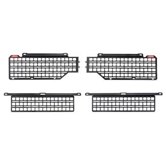 BuiltRight Industries 102081 Bedside Rack, Full 4pc Set