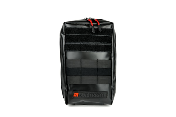 BuiltRight Industries 105101 MOLLE Pouch, Black - Small, 6 x 10