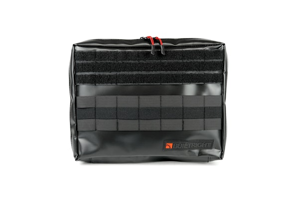 BuiltRight Industries 105102 MOLLE Pouch, Black - Large, 13 x 10