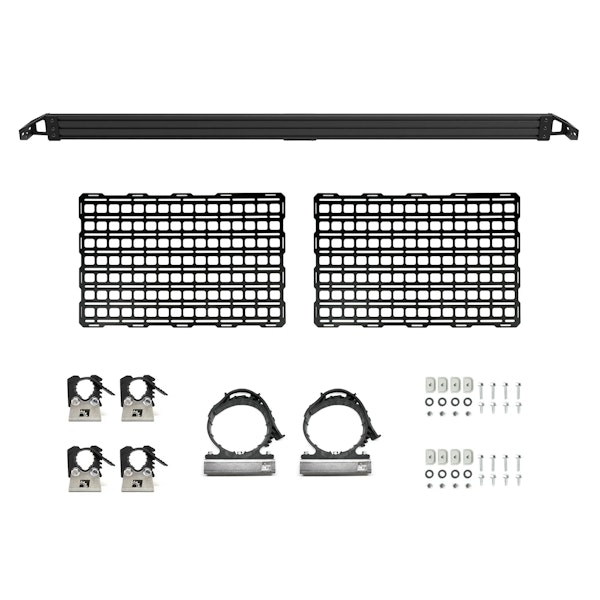 BuiltRight Industries 107025 Bulkhead Utility Rail MOLLE - Stage 1 Kit