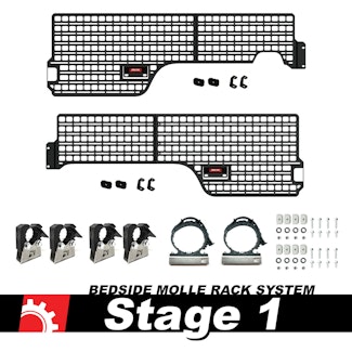 BuiltRight Industries 111011 Bedside Rack System - Stage 1 Kit | Crew Cab