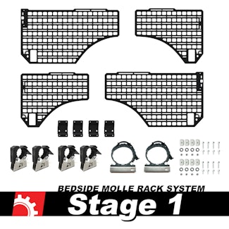 BuiltRight Industries 111014 Bedside Rack System - Stage 1 Kit | Short Bed