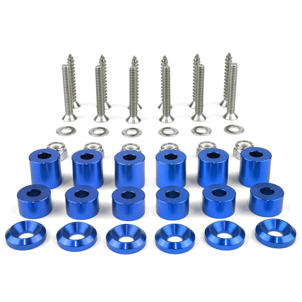 BuiltRight Industries 201034 Tech Plate Hardware Kit - 42pcs, Blue