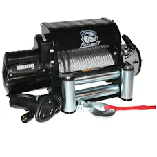 Bulldog Winch 10005 10000lb Winch w/5.8hp Series Wnd Motor, Integrated Pwr Unit, Roller Fairlead