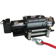 Bulldog Winch 10039 12000lb Trailer Winch, Wire Rope, Roller Fairlead