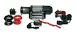 Bulldog Winch Co LLC 15004 4000lb UTV/Utility Winch, Two Switches, Mounting Channel, Roller Fairlead