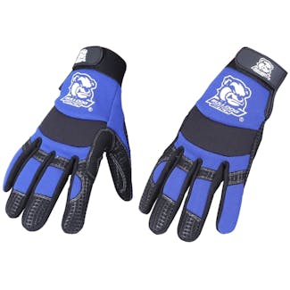 Bulldog Winch Co LLC 20070B Trail Gloves, XL, Black Form Fit w/synthetic leather palm