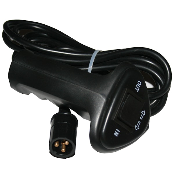 Bulldog Winch Co LLC 20080 Hand Control, Truck with 3-prong push-in plug