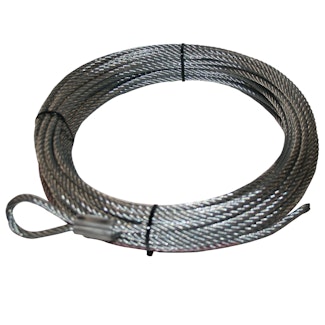 Bulldog Winch Co LLC 20112 Wire Rope, 10005 9/25 x 87' (9.2mm x 26.5m)