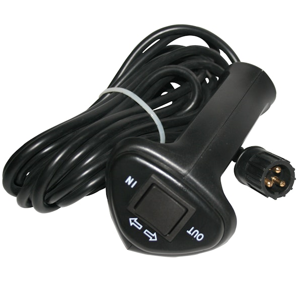 Bulldog Winch Co LLC 20216 Hand Controller, Truck with 3-prong push-in plug 20'