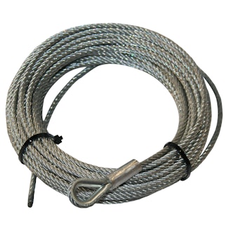 Bulldog Winch Co LLC 20222 Wire Rope for 15017, 3/16x45'