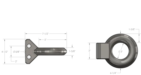 BulletProof Hitches LOOP Loop Attachment (Lunette Ring)