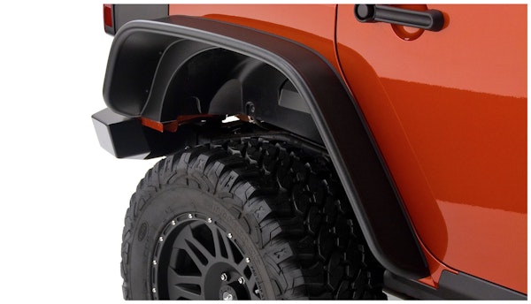 Bushwacker 10050-07 Flat Style Jeep Fender Flares, 2pc
