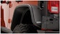 Bushwacker 10050-07 Flat Style Jeep Fender Flares, 2pc