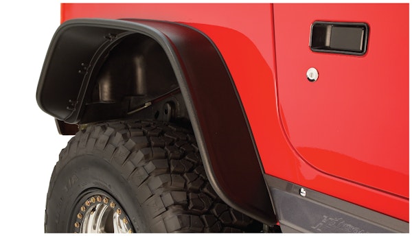 Bushwacker 10056-07 Flat Style Jeep Fender Flares, 2pc