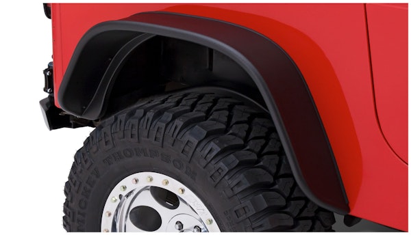 Bushwacker 10068-07 Flat Style Jeep Fender Flares, 2pc