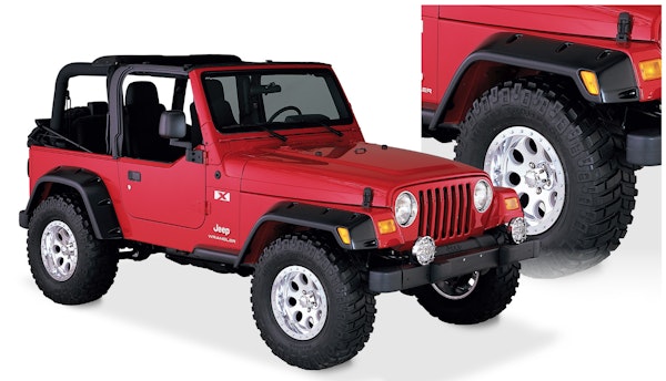 Bushwacker 10908-07 Pocket Style Fender Flares, 4pc