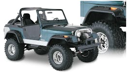 Bushwacker 10910-07 Cutout Style Jeep Fender Flares, 4pc