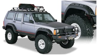 Bushwacker 10911-07 Cutout Style Jeep Fender Flares, 4pc