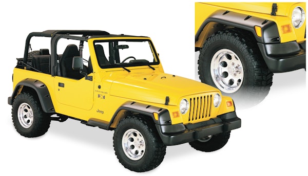 Bushwacker 10913-07 Large Pocket Style Fender Flares, 4pc
