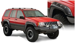 Bushwacker 10916-07 Cutout Style Jeep Fender Flares, 4pc