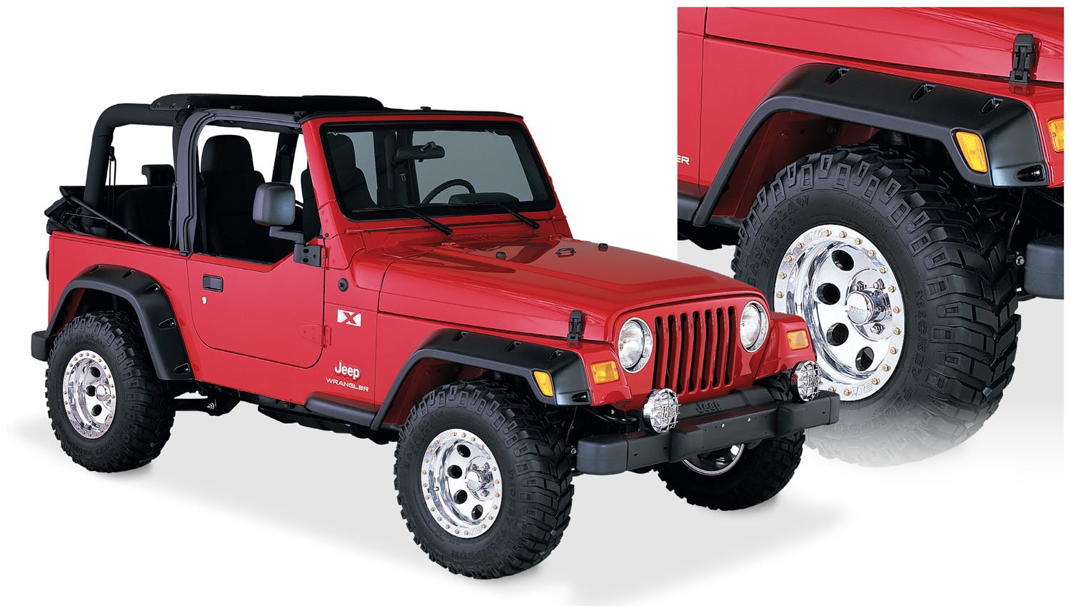 Bushwacker 10918-07 Flat Fender Flares | Offroad Alliance