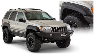 Bushwacker 10926-07 Cutout Style Jeep Fender Flares, 4pc