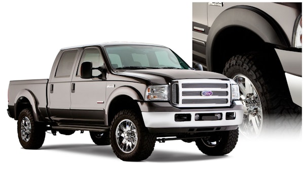 Bushwacker 20928-02 Extend-A-Fender Style Fender Flares, 4pc