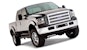 Bushwacker 20928-02 Extend-A-Fender Style Fender Flares, 4pc