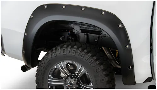 Bushwacker Pocket Style Fender Flares 4-Piece Set - Black Smooth Finish For 2022-2025 Toyota Tundra