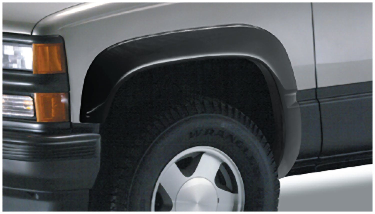 Bushwacker 40007-01 Extend-A-Fender Style Fender Flares, 2pc