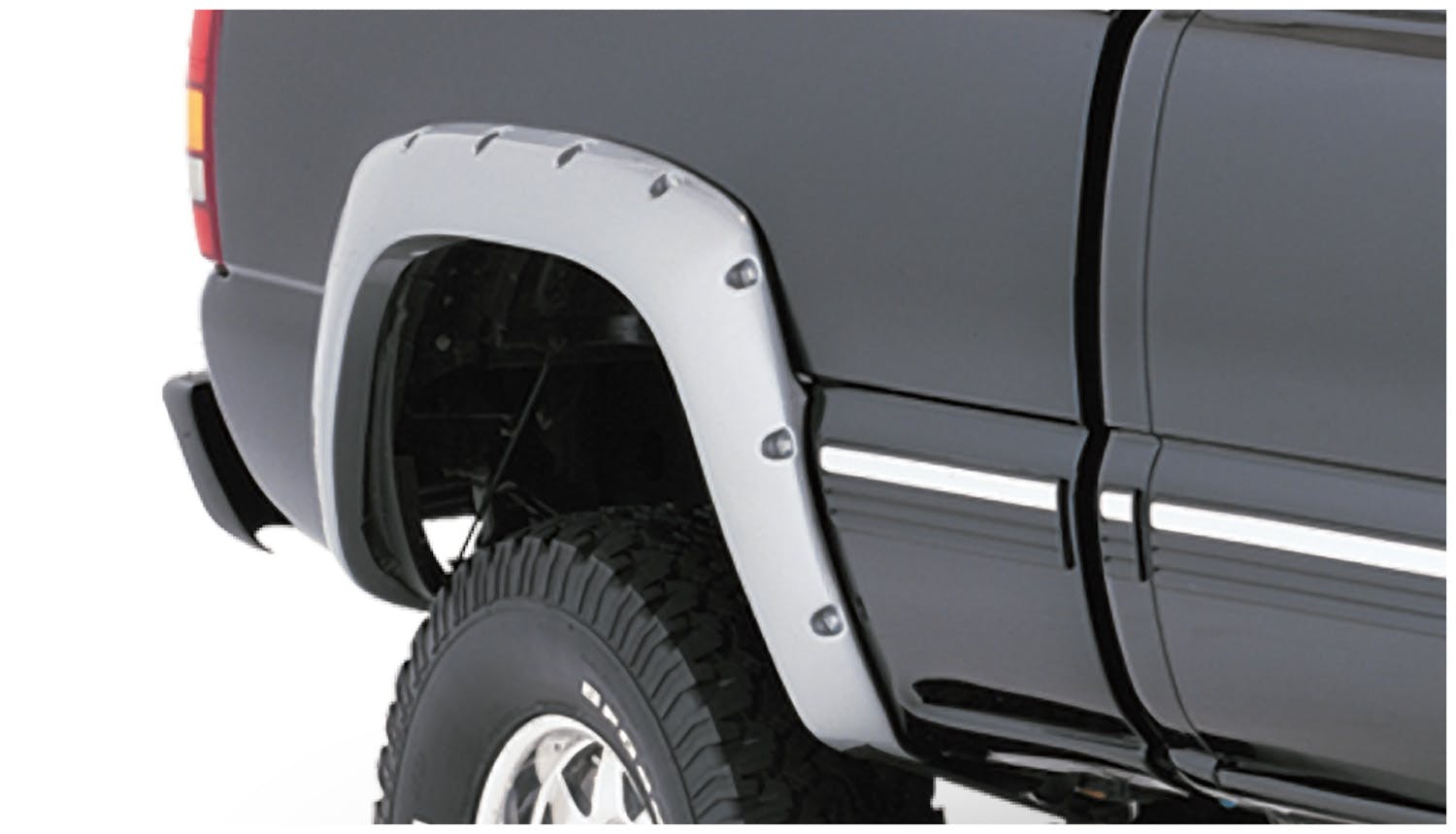 Bushwacker 40052-02 Cutout Style Fender Flares, 2pc