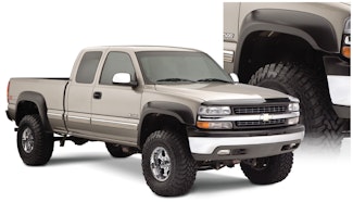 Bushwacker 40945-02 Extend-A-Fender Style Fender Flares, 4pc