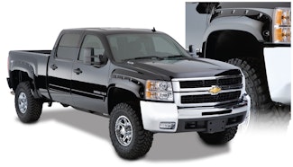Bushwacker 40950-02 Cutout Style Fender Flares, 4pc