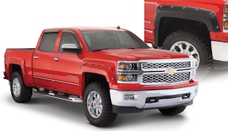 Bushwacker 40959-02 Pocket Style Fender Flares, 4pc