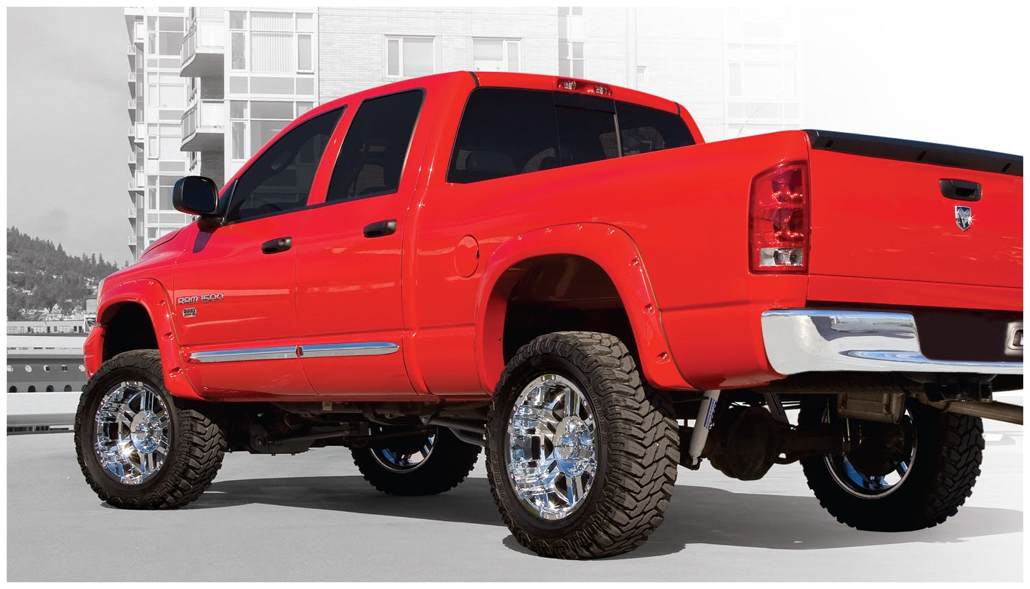 Bushwacker 50907-02 Pocket Style Fender Flares, 4pc