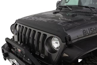 Bushwacker 14093 Trail Armor Hood Stone Guard, Black Textured Finish
