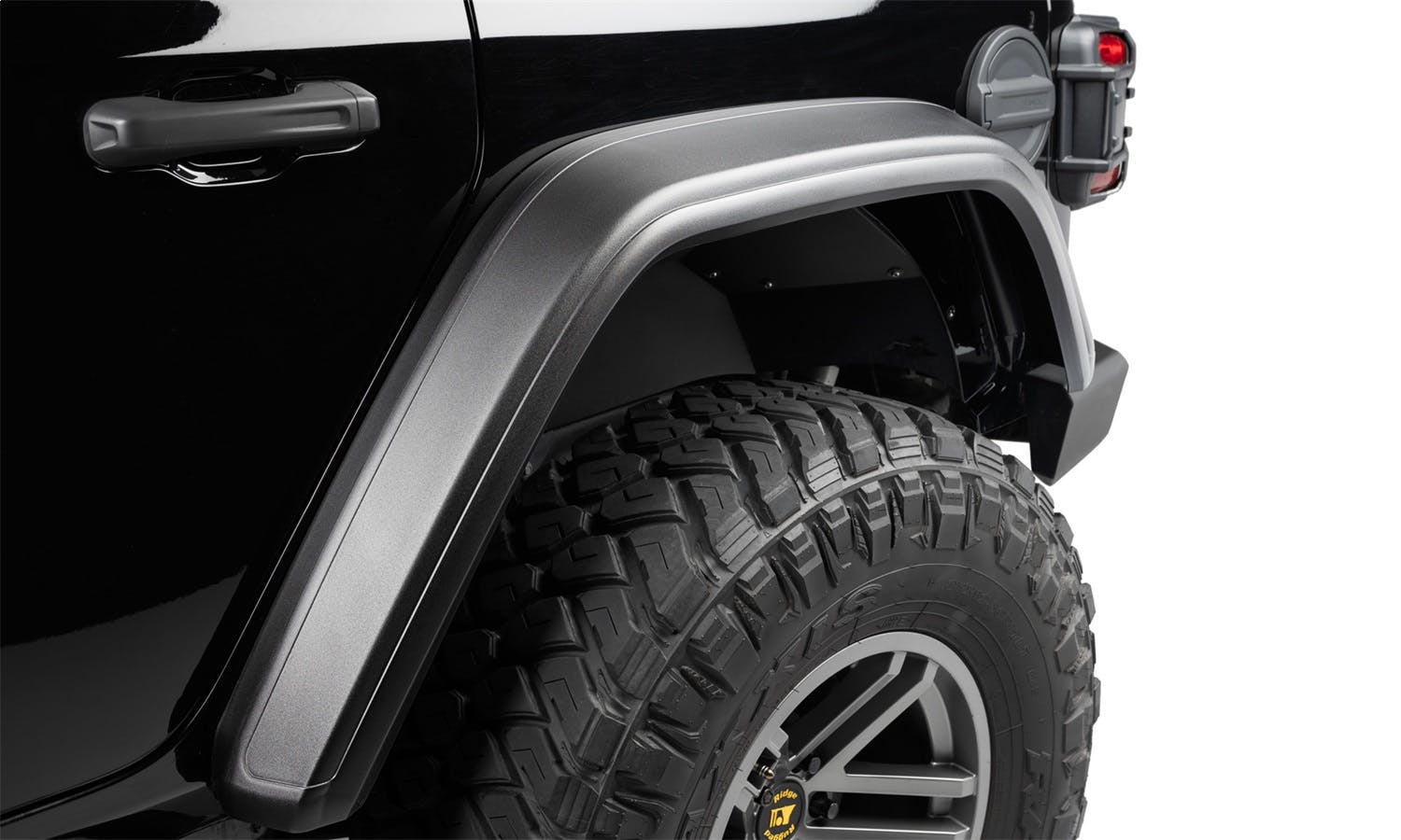 Bushwacker 11950-07 Flat Style Jeep Fender Flares, 4pc