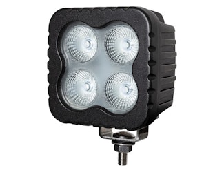 Buyers Products Company 1492198 Heated 4 Inch Square Led Flood Light - Clear