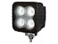Buyers Products Company 1492198 Heated 4 Inch Square Led Flood Light - Clear