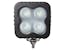 Buyers Products Company 1492198 Heated 4 Inch Square Led Flood Light - Clear